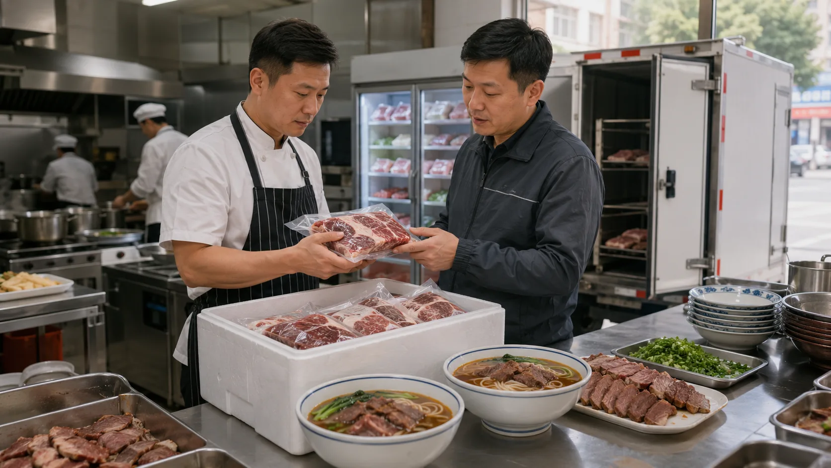重庆牛肉供应链服务商在粉面店牛肉采购中的作用