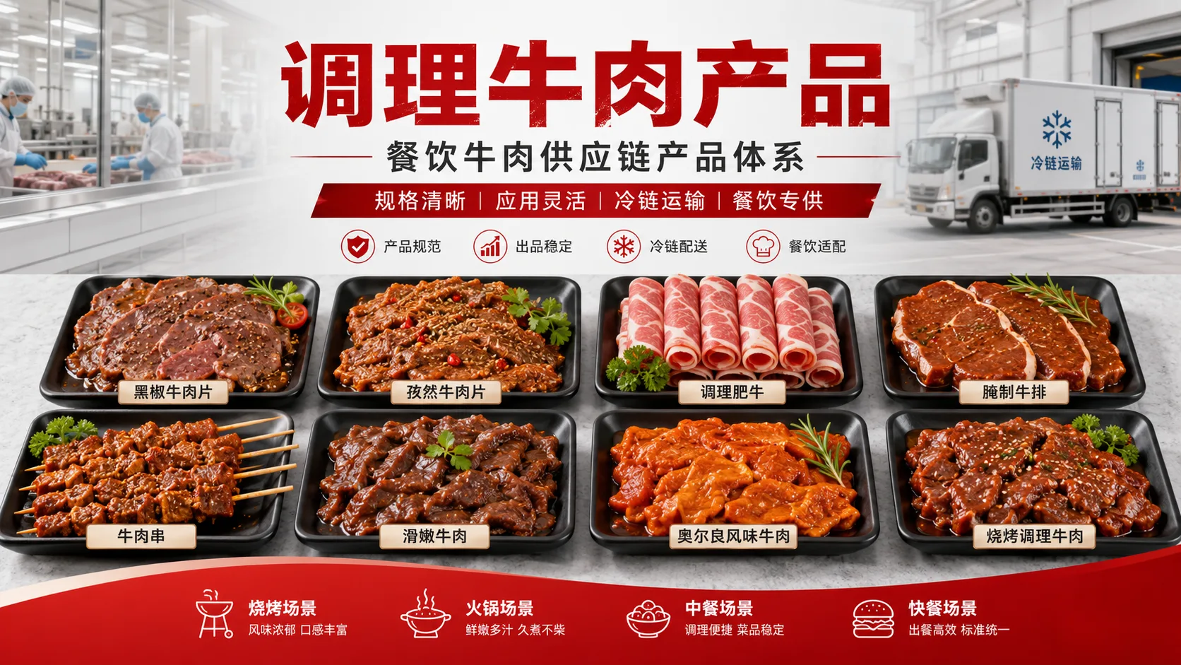 调理牛肉产品